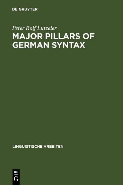 Major pillars of German syntax