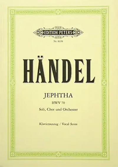 Jephtha, HWV 70 (Vocal Score)