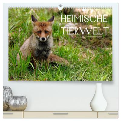 Heimische Tierwelt (hochwertiger Premium Wandkalender 2024 DIN A2 quer), Kunstdruck in Hochglanz