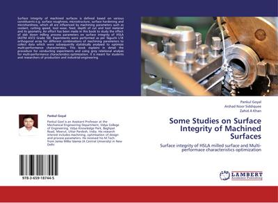 Some Studies on Surface Integrity of Machined Surfaces