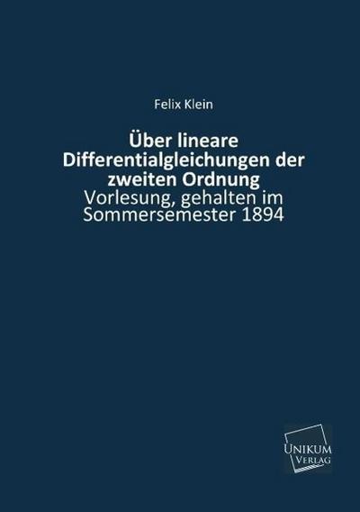 Überlineare Differentialgleichungen der zweiten Ordnung