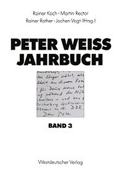 Peter Weiss Jahrbuch 3