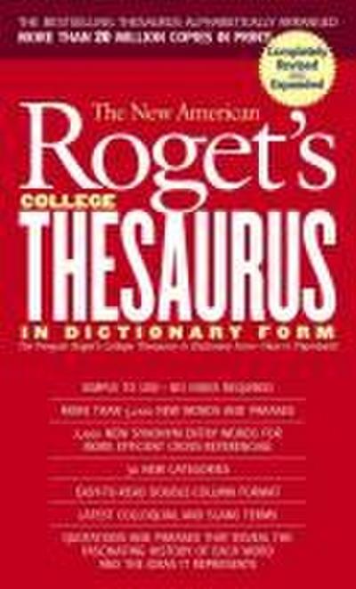 New American Roget’s College Thesaurus in Dictionary Form (Revised & Updated)