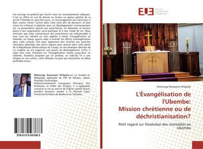 L’Évangélisation de l’Ubembe: Mission chrétienne ou de déchristianisation?