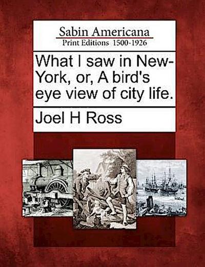 What I Saw in New-York, Or, a Bird’s Eye View of City Life.