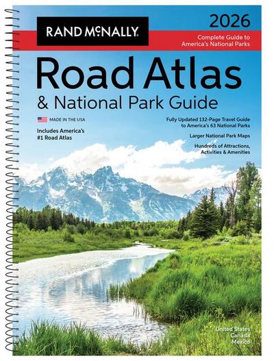 Rand McNally Road Atlas & National Park Guide 2026: United States, Canada, Mexico (Rand McNally Road Atlas & National Park Guides)