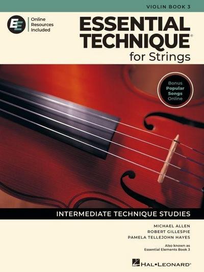 Essential Technique for Strings - Violin Book 3 with Online Resources