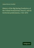 History of the Big Spring Presbytery of the United Presbyterian Church, and its territorial predecessors, 1750-1879