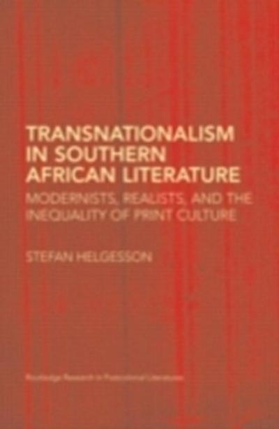 Transnationalism in Southern African Literature