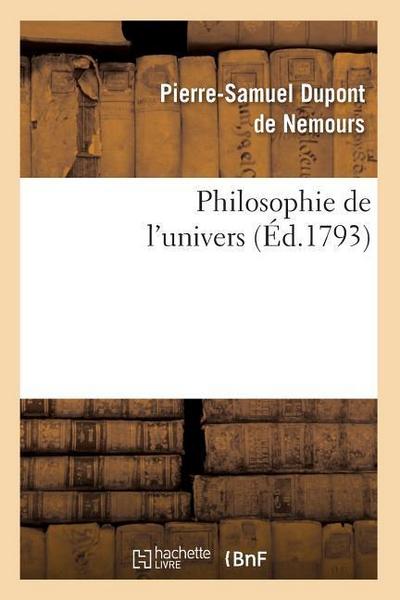 Philosophie de l’Univers (Éd.1793)