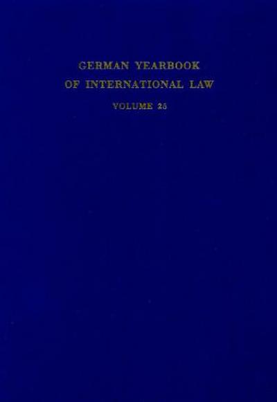 German Yearbook of International Law / Jahrbuch für Internationales Recht.