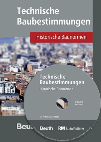 Technische Baubestimmungen - Historische Baunormen - DVD,DVD-ROM