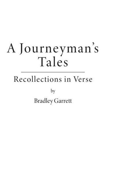 A Journeyman’s Tale