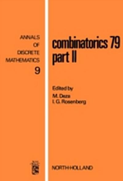 Combinatorics 79. Part II