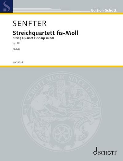 Streichquartett fis-Moll
