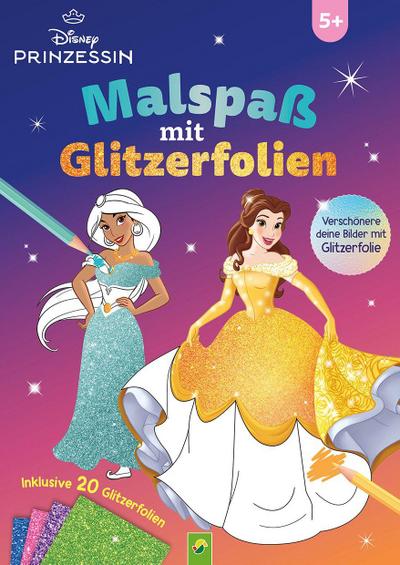 Disney Prinzessin Malspaß mit Glitzerfolien