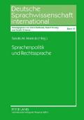Sprachenpolitik und Rechtssprache