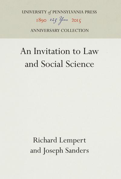 An Invitation to Law and Social Science