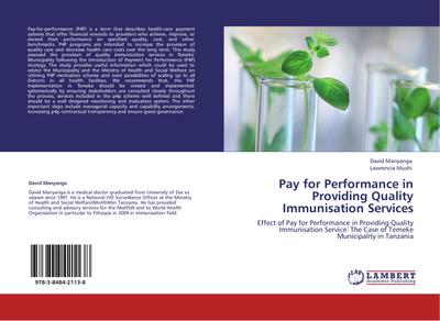 Pay for Performance in Providing Quality Immunisation Services - David Manyanga