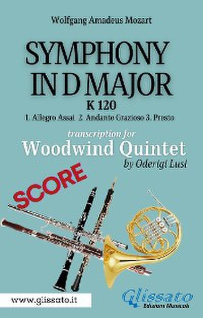 (Score) Symphony K 120 - Woodwind Quintet