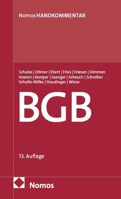 Bürgerliches Gesetzbuch