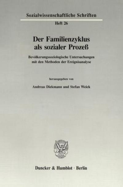 Der Familienzyklus als sozialer Prozeß.