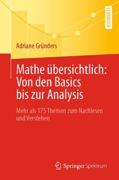 Mathe übersichtlich: Von den Basics bis zur Analysis