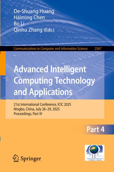 Advanced Intelligent Computing Technology and Applications