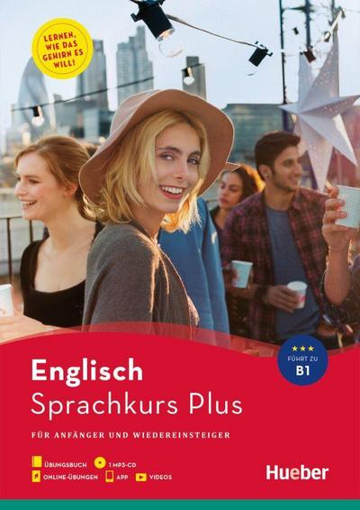 Sprachkurs Plus Englisch / Buch mit MP3-CD, Online-Übungen, App und Videos