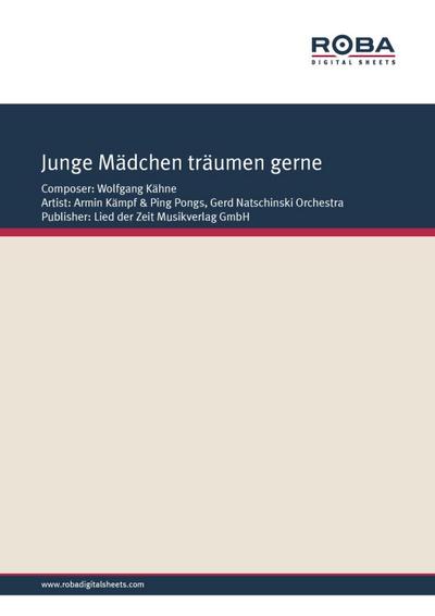Junge Mädchen träumen gern