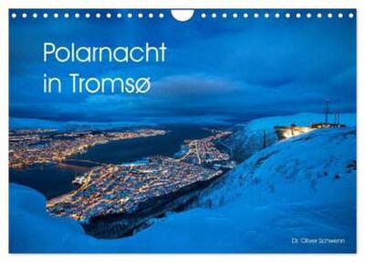Polarnacht in Tromsø (Wandkalender 2026 DIN A4 quer), CALVENDO Monatskalender
