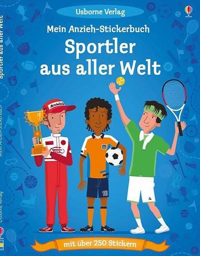 Mein Anzieh-Stickerbuch: Sportler aus aller Welt