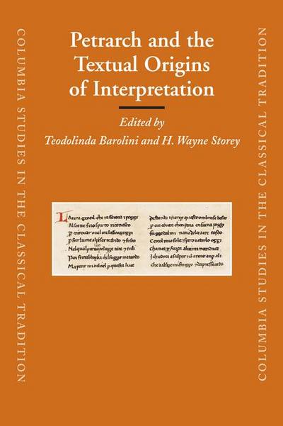 Petrarch and the Textual Origins of Interpretation