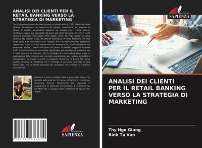 ANALISI DEI CLIENTI PER IL RETAIL BANKING VERSO LA STRATEGIA DI MARKETING