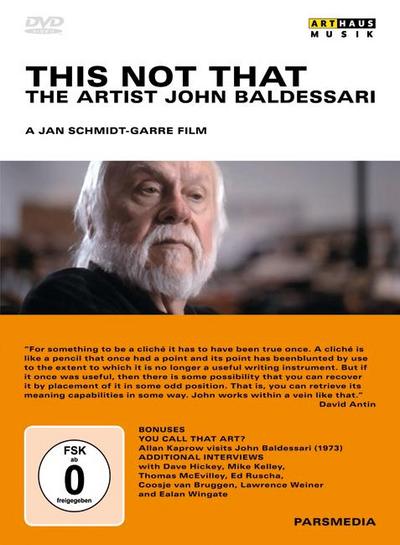 This not that, the Artist John Baldessari, 1 DVD