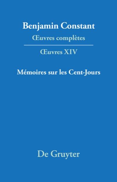 Mémoires sur les Cent-Jours