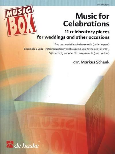 Music for Celebrations, für Variables Ensemble: 11 celebratory pieces for weddings and other occasions. Schwierigkeitsgrad: Mittelschwer