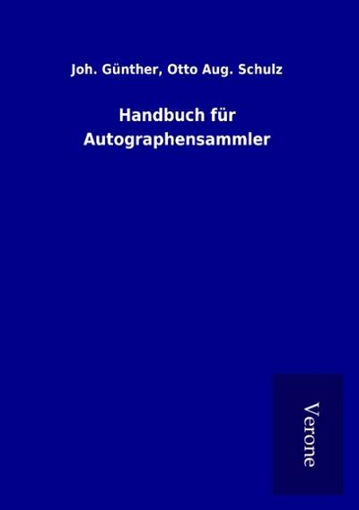 Handbuch für Autographensammler