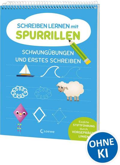 Schreiben lernen mit Spurrillen - Schwungübungen & ...