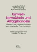 Umweltbewußtsein und Alltagshandeln
