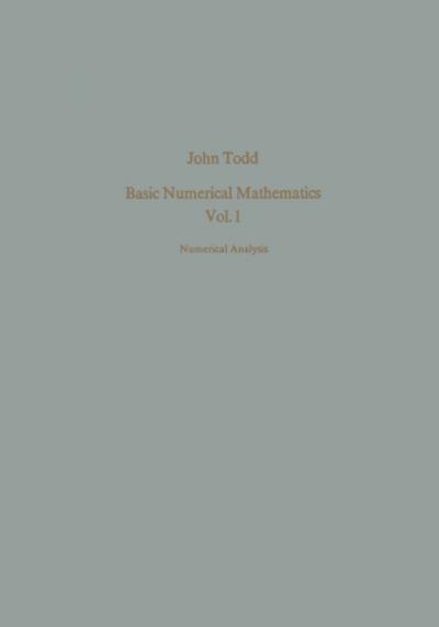 Basic Numerical Mathematics