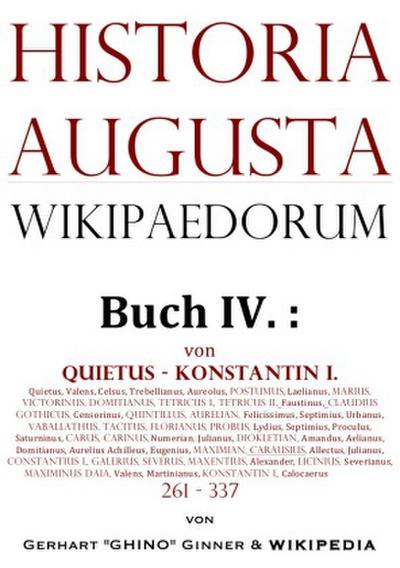 Historia Augusta Wikipaedorum Buch IV.