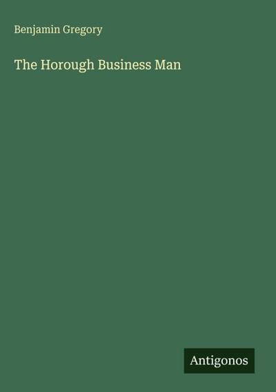 The Horough Business Man