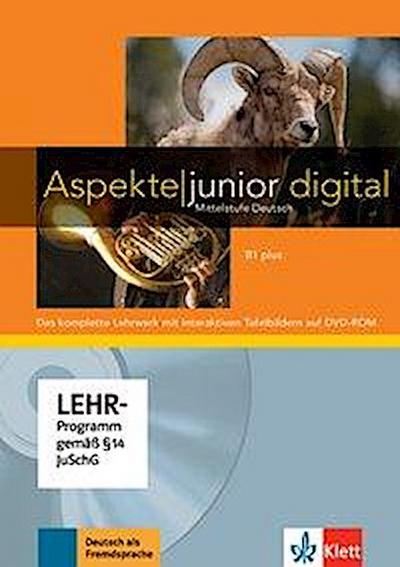 Aspekte junior B1 plus Lehrwerk digital m. Tafelbildern