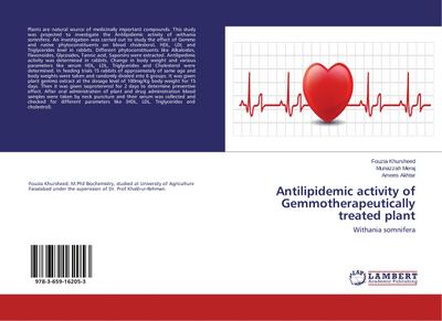 Antilipidemic activity of Gemmotherapeutically treated plant