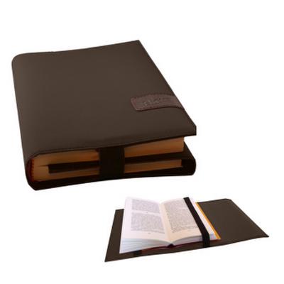 BookSkin Multifunktionshülle kaffee-braun, Buchhülle