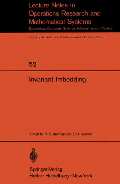 Invariant Imbedding