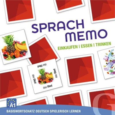 Sprachmemo Deutsch: Einkaufen, Essen & Trinken (Spiel)