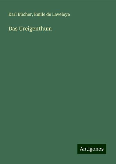 Das Ureigenthum