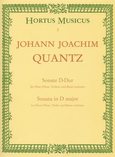 Sonate D-Durfür Flöte und Bc
